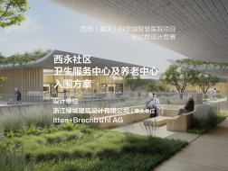西部（重庆）科学城智慧医院 西永社区卫生服务中心及养老中心 | 浙江绿城建筑设计有限公司（牵头单位）、Itten+Brechbühl AG