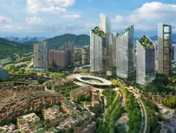 SOM联合体优选方案：深圳市梅林关片区城市设计