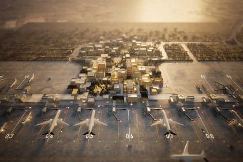 福斯特事务所获胜方案：沙特阿拉伯艾卜哈机场新航站楼