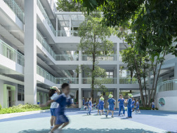 从“树”开始的焕新：深圳前海学校改造 / 多重建筑