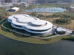 上海院新作：水边云，滴水云厅规划展示中心