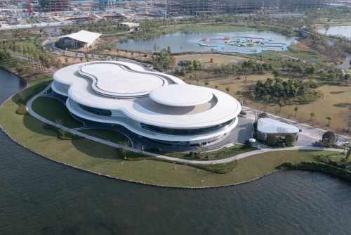 上海院新作：水边云，滴水云厅规划展示中心