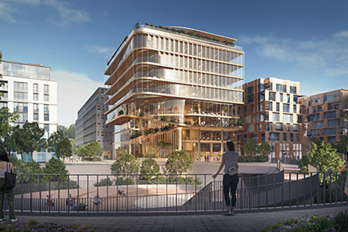 木材并非最优选择？UNStudio最新设计Kyklos大楼采用混合结构将有效减少碳排放
