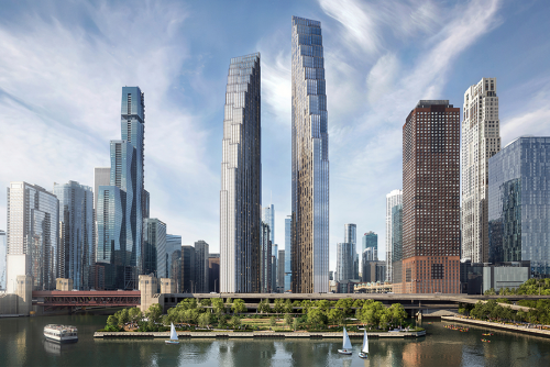 SOM芝加哥“双塔”开始施工，预计于2027年投入使用