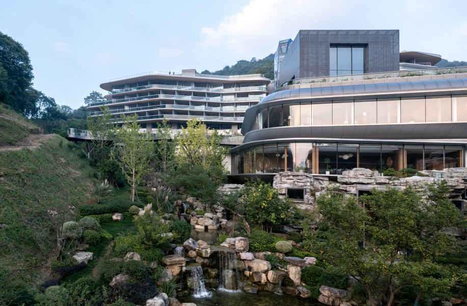 goa大象设计新作：杭州湘湖自由庄园，在30米高差间顺势生长