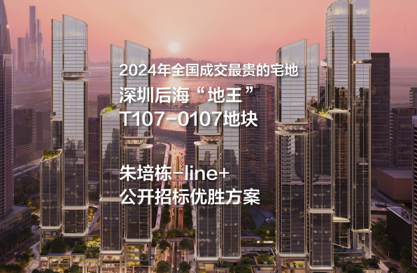 深圳后海“地王”公开招标竞赛方案｜朱培栋-line+建筑事务所