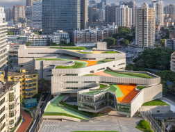 Link-Arc陆轶辰新作：城市里的梯田校园，深圳翠竹外国语学校