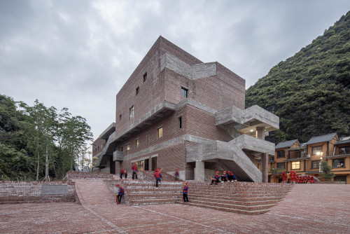 地方工作室作品：江华瑶族水口镇如意村，文化服务中心及特色工坊
