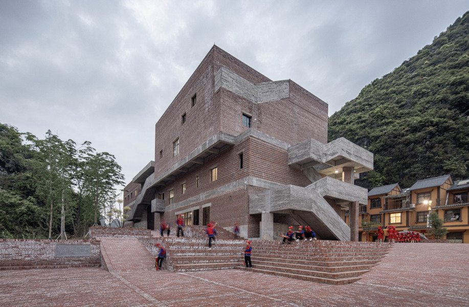 地方工作室作品：江华瑶族水口镇如意村，文化服务中心及特色工坊