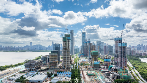 2025深圳湾超级总部基地最新进展，40+张图看现场｜有方影像