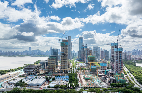 2025深圳湾超级总部基地最新进展，40+张图看现场｜有方影像